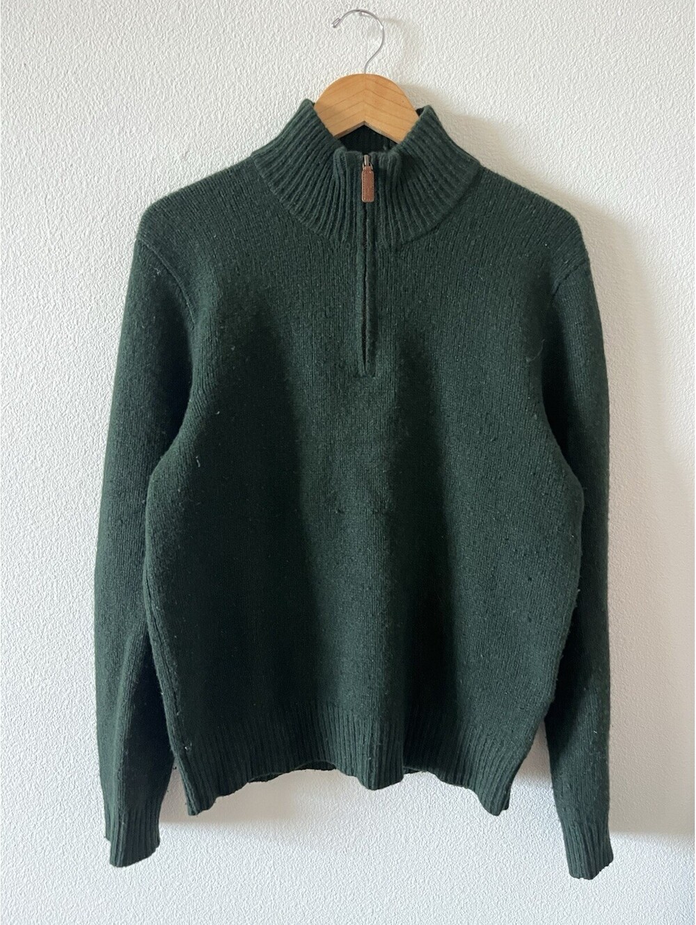 Polo Ralph Lauren Merino Angora 1/4 Zip Sweater Medium